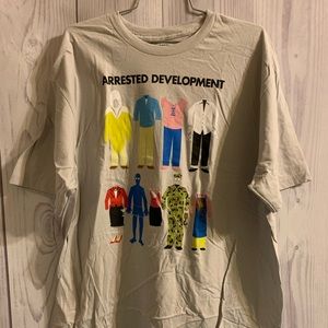 Arrested Development character T-shirt.